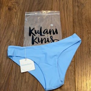 Powder blue full coverage Bikini bottom
